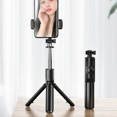 Selfie stick trepied Bluetooth cu telecomanda Techsuit S03, 68cm - 3 Selfie stick trepied Bluetooth cu telecomanda Techsuit S03, 68cm - 3