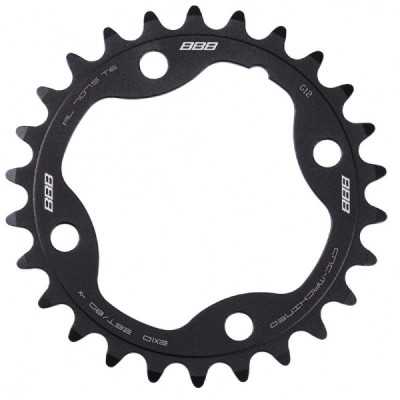 Placa pedalier BBB MTBGear comp. 2x10 Sram XX 26T 80 mm - 1