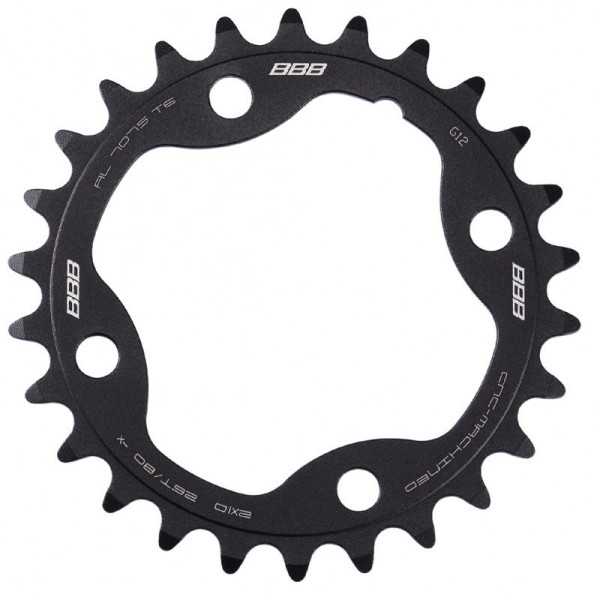 Placa pedalier BBB MTBGear comp. 2x10 Sram XX 26T 80 mm