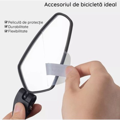 Oglinda pentru Bicicleta - RockBros 360 Adjustable Angle (FK-212) - negru - 5