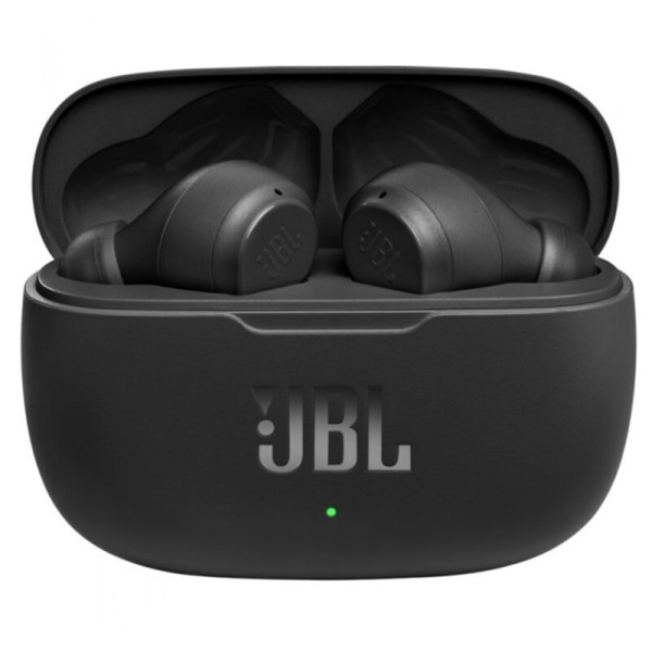 Casti in-ear Bluetooth cu microfon TWS JBL Wave 200, negru
