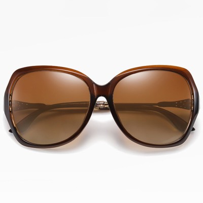 Ochelari de soare supradimensionati Techsuit, cafeniu, 8881 - 2