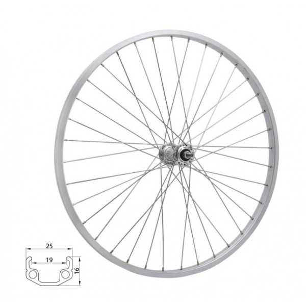 Roata spate 20 RMX 219 406x19 argintie