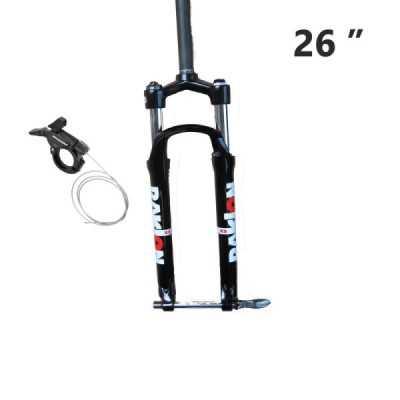 Furca cu Suspensie SR SUNTOUR MTB 26 Fork RAIDON X-2 AIR 100 Negru - 1