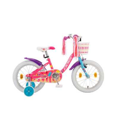 Bicicleta Copii Polar Icecream - 16 Inch, V-Brake, Roz-Mov - 1