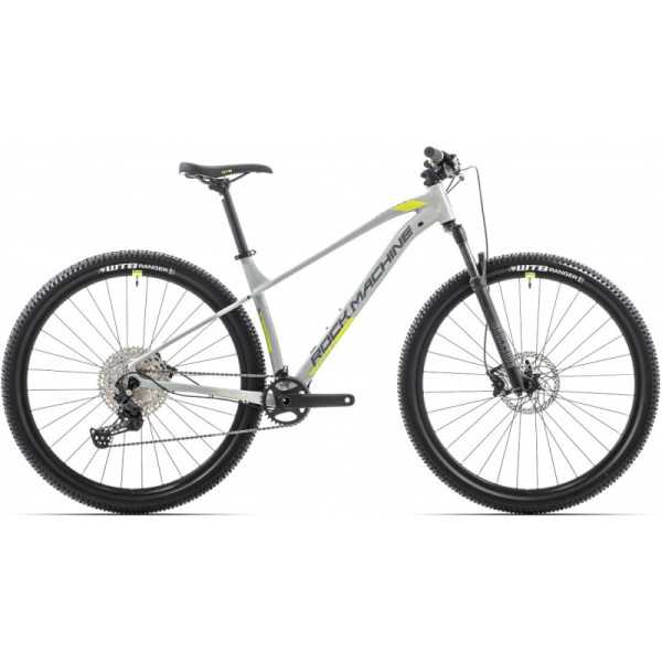 Bicicleta Rock Machine Torrent 60-29 29 Gloss Grey Grey Radioactive Yellow 17.0 - (M)