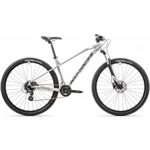 Bicicleta Rock Machine Manhattan 70-29 29 Gloss Grey Black White 21.0 - (XL)