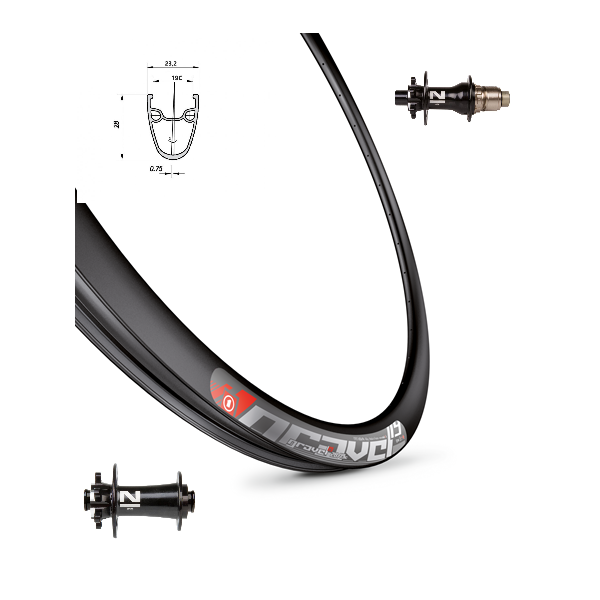 Set Roti GRAVEL MACH.1-N7921 700x19C 32H Sram- 6 p