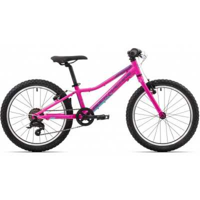 Bicicleta Rock Machine Catherine 20 VB Gloss Neon Pink Violet Neon Cyan - 1