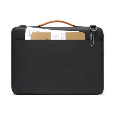 Geanta Laptop 13" - Tomtoc Defender Laptop Briefcase (A42C2D1) - Black - 5