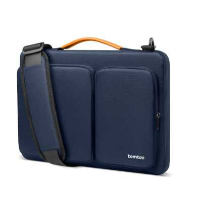 Geanta Laptop 13" - Tomtoc Defender Laptop Briefcase (A42C2B1) - Navy Blue - 1