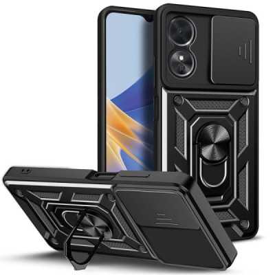 Husa pentru Honor 100 - Techsuit CamShield Series - Black - 1