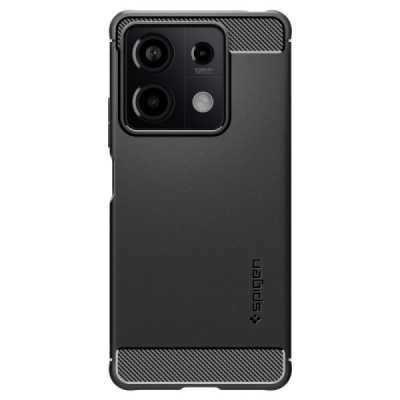 Husa pentru Xiaomi Redmi Note 13 5G - Spigen Rugged Armor - Black - 4