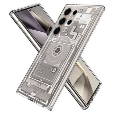 Husa pentru Samsung Galaxy S24 Ultra - Spigen Ultra Hybrid Zero One - Natural Titanium - 2