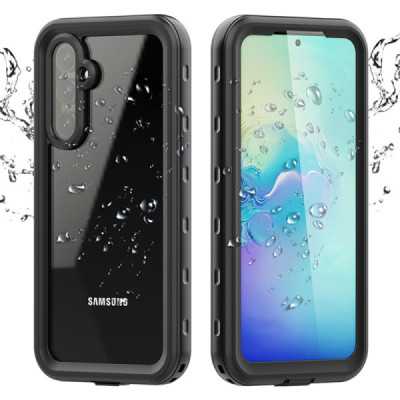 Husa pentru Samsung Galaxy A54 - ShellBox Waterproof IP68 Case - Black - 1