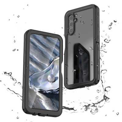 Husa pentru Samsung Galaxy A14 4G / A14 5G - ShellBox Waterproof IP68 Case - Black - 1