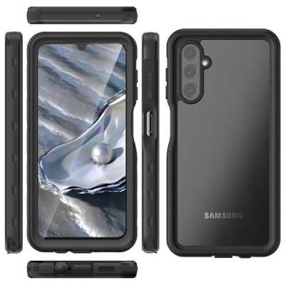 Husa pentru Samsung Galaxy A14 4G / A14 5G - ShellBox Waterproof IP68 Case - Black - 2