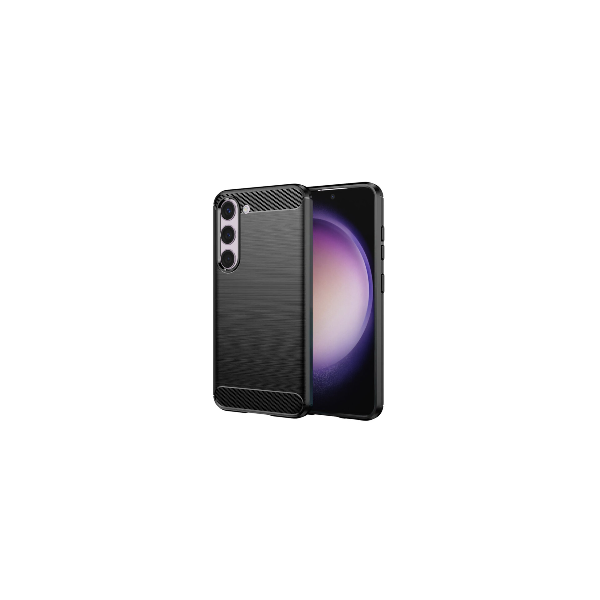 Husa Samsung Galaxy A14 5G Techsuit Carbon Silicone, negru