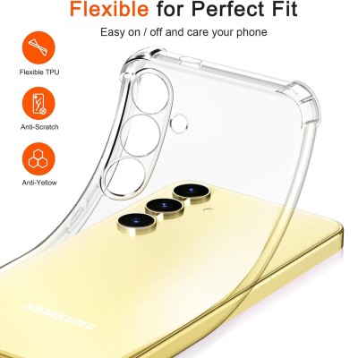 Husa Samsung Galaxy A33 5G Techsuit Shockproof Clear Silicone, transparenta - 2
