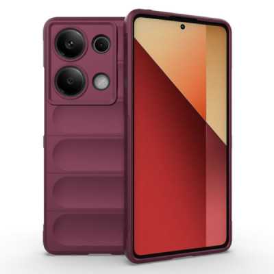 Husa pentru Xiaomi Redmi Note 13 Pro 4G / Poco M6 Pro 4G - Techsuit Magic Shield - Bordeaux - 1