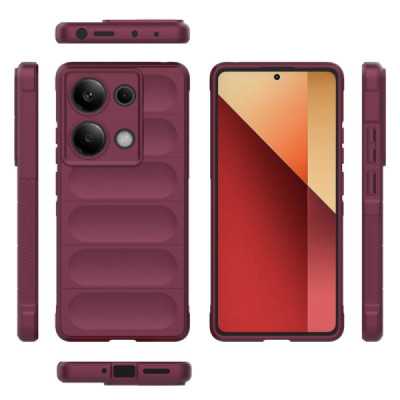 Husa pentru Xiaomi Redmi Note 13 Pro 4G / Poco M6 Pro 4G - Techsuit Magic Shield - Bordeaux - 2