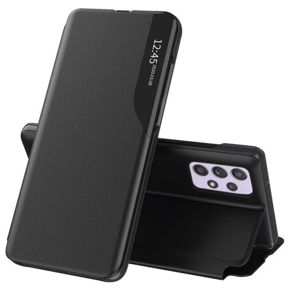 Husa telefon flip pentru Samsung Galaxy A13 4G, eFold Series, Techsuit, negru