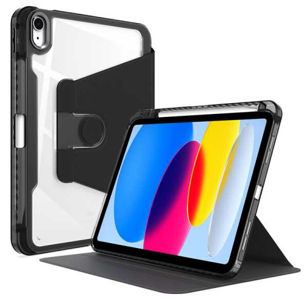 Husa pentru iPad 9.7 (2017 / 2018) - Techsuit Crystal Vision - Black