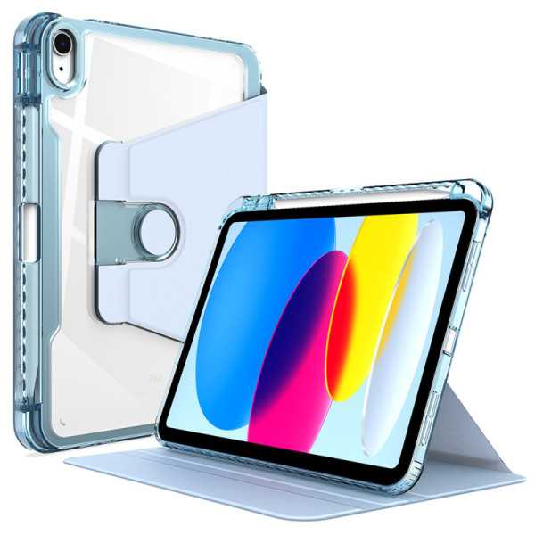 Husa pentru iPad 9.7 (2017 / 2018) - Techsuit Crystal Vision - Bleu