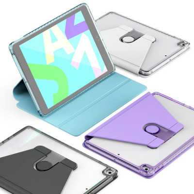 Husa pentru iPad 10.2 (2019/2020/2021) - Techsuit Crystal Vision - Bleu - 6