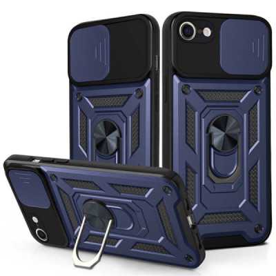 Husa pentru iPhone 7 / 8 / SE 2, SE 2020 / SE 3, SE 2022 - Techsuit CamShield Series - Blue - 1