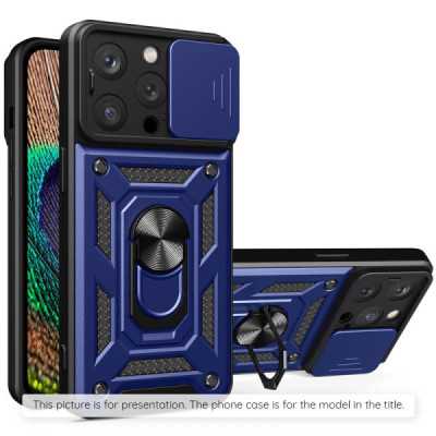 Husa pentru Motorola Moto G84 - Techsuit CamShield Series - Blue - 1