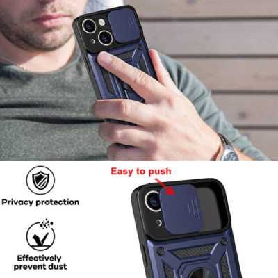 Husa pentru iPhone 13 Pro - Techsuit CamShield Series - Blue - 6