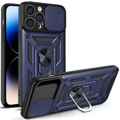 Husa pentru iPhone 14 Pro - Techsuit CamShield Series - Blue - 1