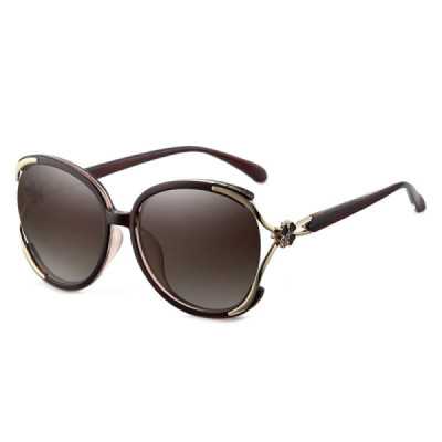 Ochelari de Soare pentru Femei cu Protectie UV - Techsuit Polarized (1384) - Brown - 1