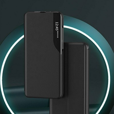 Husa Samsung Galaxy A33 5G Eco Leather View flip tip carte, negru - 1