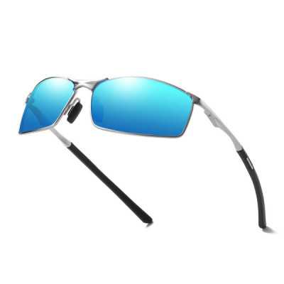 Ochelari de Soare pentru Barbati - Techsuit Polarized (559) - Silver / Blue Mirror - 3