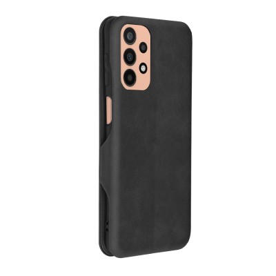 Husa pentru Samsung Galaxy A23 4G / A23 5G Techsuit Safe Wallet Plus, Black - 1