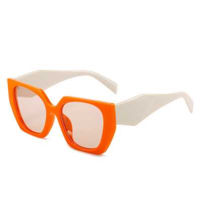 Ochelari de Soare pentru Femei - Techsuit (3967) - Orange / Beige / Champagne - 1