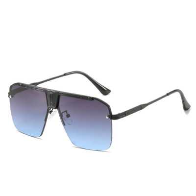 Ochelari de Soare pentru Barbati - Techsuit (2576) - Black / Gray / Blue - 1