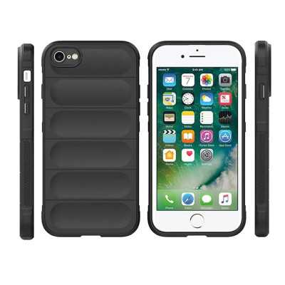 Husa iPhone SE 3, SE 2022 Techsuit Magic Shield, negru - 1