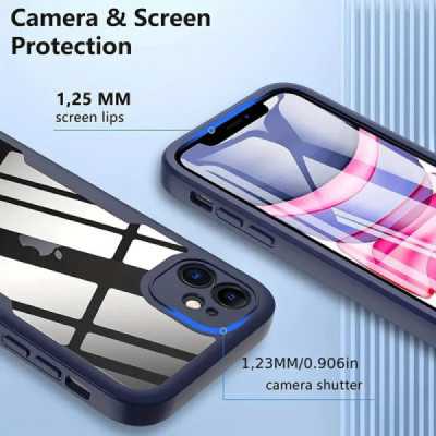 Husa pentru iPhone 11 + Folie - Techsuit ColorVerse 360 Series - Blue - 6