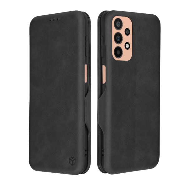 Husa pentru Samsung Galaxy A23 4G / A23 5G Techsuit Safe Wallet Plus, Black