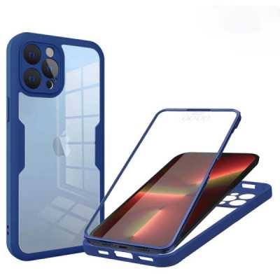 Husa pentru iPhone 13 Pro + Folie - Techsuit ColorVerse 360 Series - Blue - 1