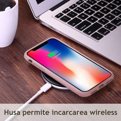 Husa pentru Samsung Galaxy A22 4G, Silicon, Denim Blue - 2 Husa pentru Samsung Galaxy A22 4G, Silicon, Denim Blue - 2