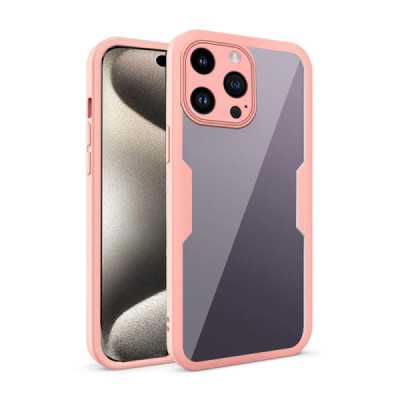 Husa pentru iPhone 15 Pro + Folie - Techsuit ColorVerse 360 Series - Pink - 1