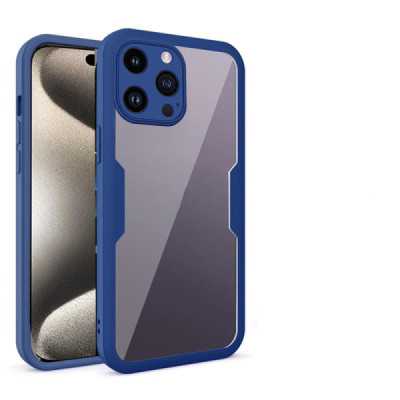 Husa pentru iPhone 15 Pro Max + Folie - Techsuit ColorVerse 360 Series - Blue - 1