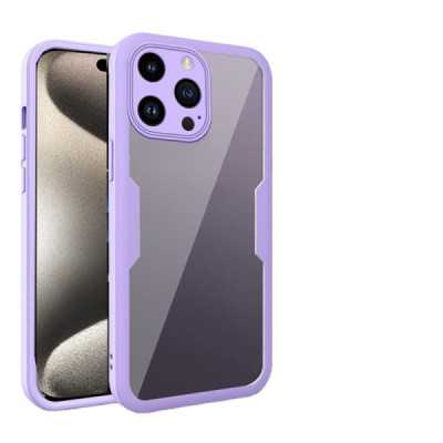 Husa pentru iPhone 15 Pro Max + Folie - Techsuit ColorVerse 360 Series - Purple - 1