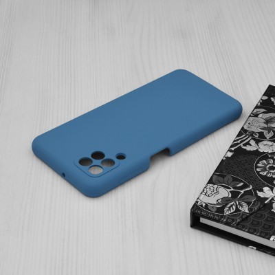 Husa pentru Samsung Galaxy A22 4G, Silicon, Denim Blue - 3 Husa pentru Samsung Galaxy A22 4G, Silicon, Denim Blue - 3