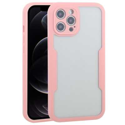 Husa pentru iPhone 12 Pro + Folie - Techsuit ColorVerse 360 Series - Pink - 1