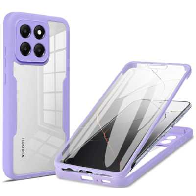 Husa pentru Xiaomi 14 + Folie - Techsuit ColorVerse 360 Series - Purple - 1